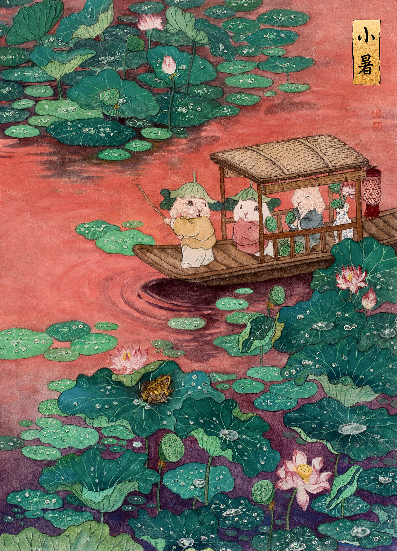2023《月德录》（图ZMzU4NDk5ODYw） - 艺术插画 - 站酷设计师程靖Jinn原创素材 - 站酷ZCOOL