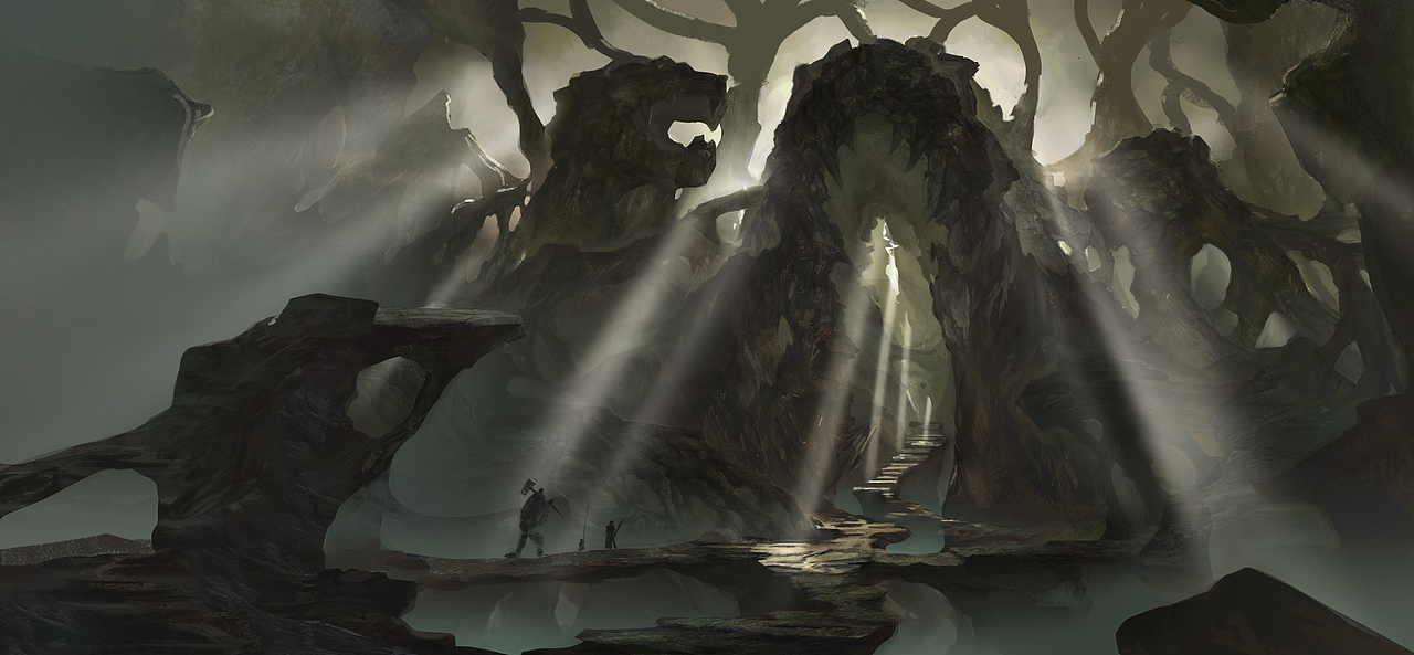 黒焰影视概念内景设计 学生作品2