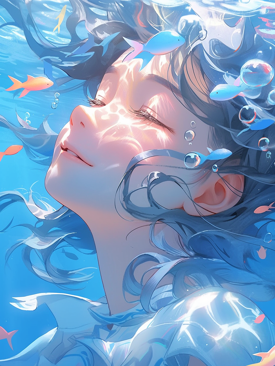 潮汐之梦（用AI画出梦境）（图ZMzYxNTU3OTY4） - 海报 - 站酷设计师Sal飒原创素材 - 站酷ZCOOL