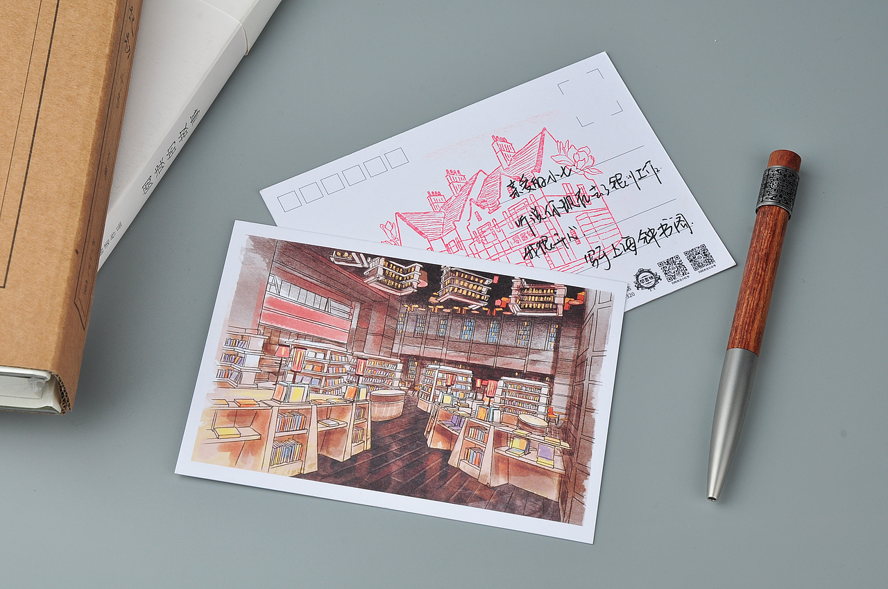 手绘明信片/书签