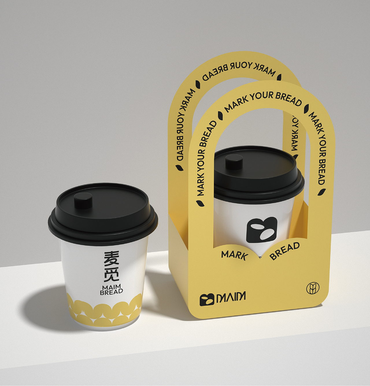 麦觅MAIM烘焙品牌设计/生于田野，觅于心间（图ZMzQxNDY3NzMy） - 品牌 - 站酷设计师万分之一品牌视觉原创素材 - 站酷ZCOOL