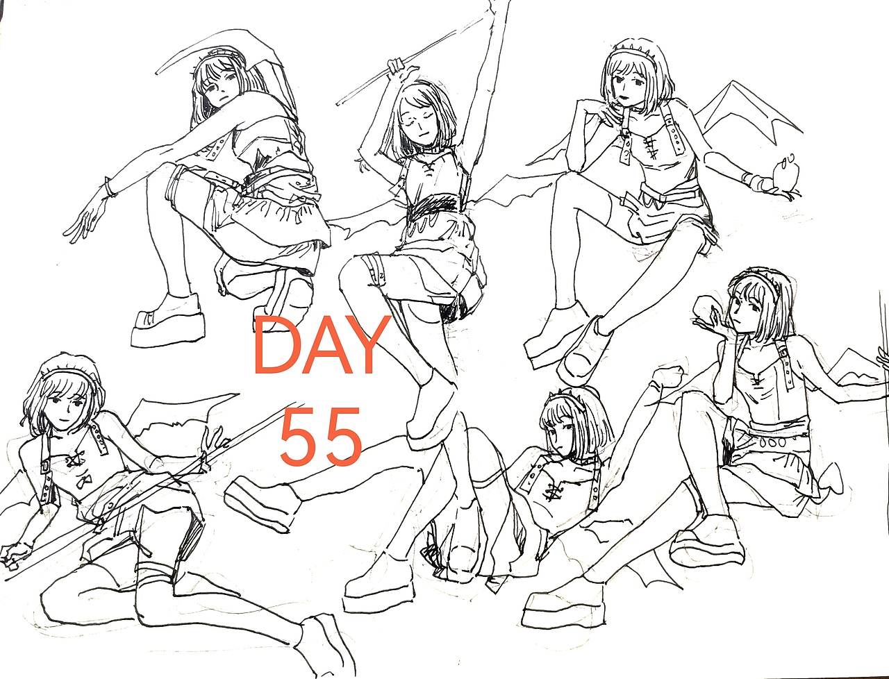 #速寫(xiě)60天挑戰(zhàn)賽#day55@速寫(xiě)班長(zhǎng)（圖ZMjk4NTYyNTA0） - 創(chuàng)作習(xí)作 - 站酷設(shè)計(jì)師Z06959532原創(chuàng)素材 - 站酷ZCOOL