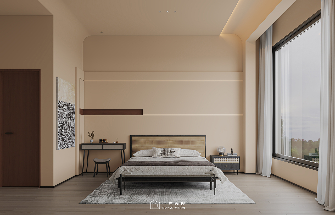 点右效果图 —— 极简中式风格（图ZMzM4OTIyNjk2） - 家装设计 - 站酷设计师点右效果图表现原创素材 - 站酷ZCOOL