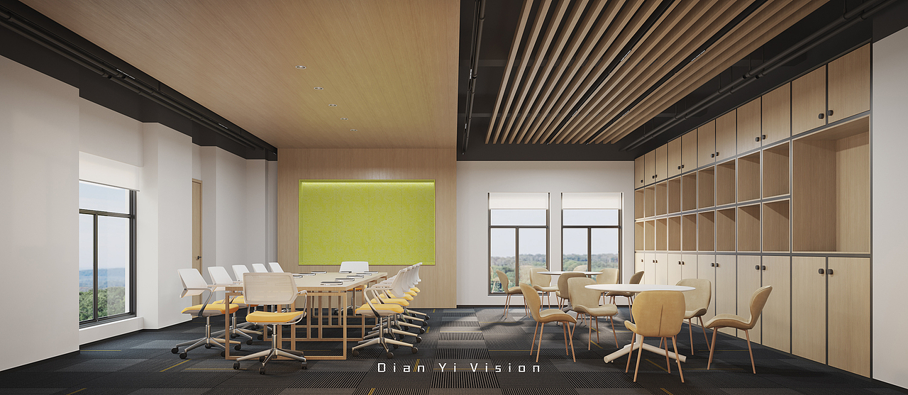 办公空间效果表现（图ZMzAwNjUxMjYw） - 商业空间设计 - 站酷设计师Max点意原创素材 - 站酷ZCOOL