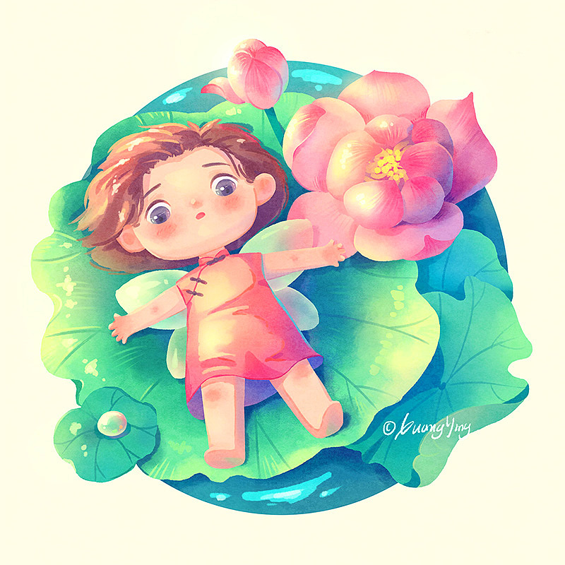 花丫头系列（图ZMzM5MzU3MzE2） - 商业插画 - 站酷设计师插画师光影摇曳原创素材 - 站酷ZCOOL