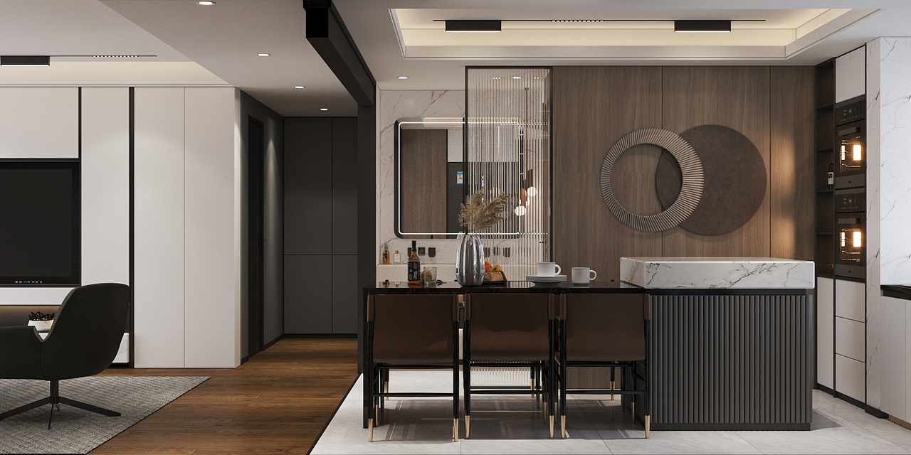 沈阳华发中东首府166现代风格样板间