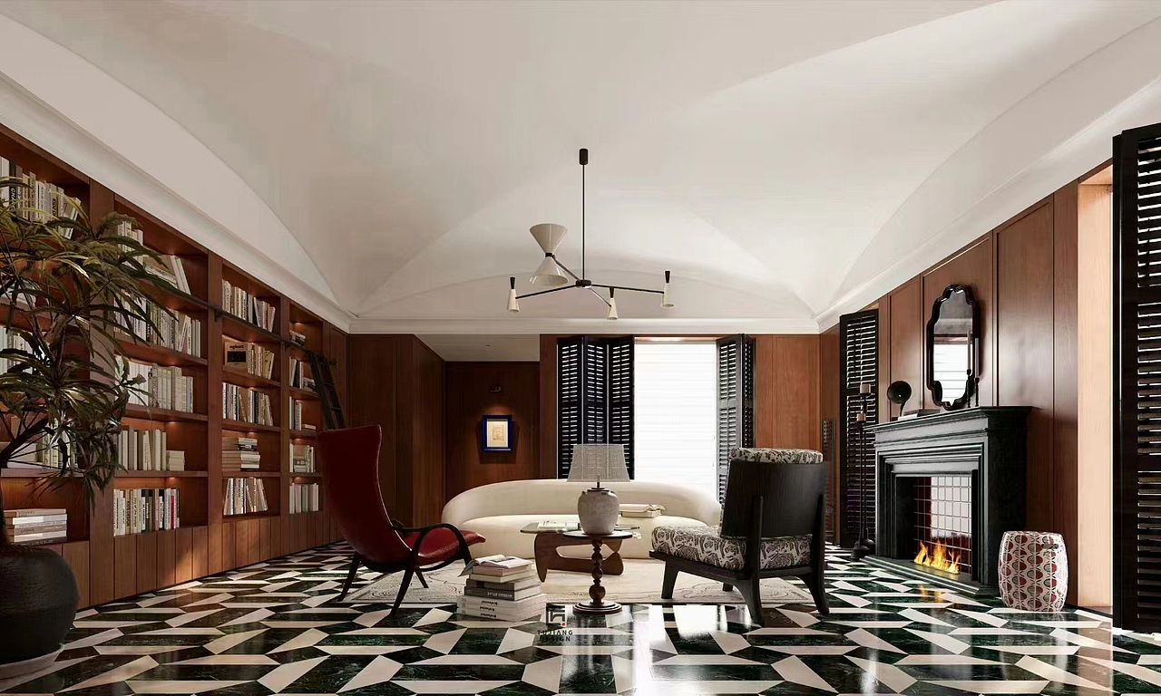 法式南洋风案例｜电影中的高级感（图ZMzYzNTQ3MDYw） - 家装设计 - 站酷设计师爱设计的初初吖原创素材 - 站酷ZCOOL