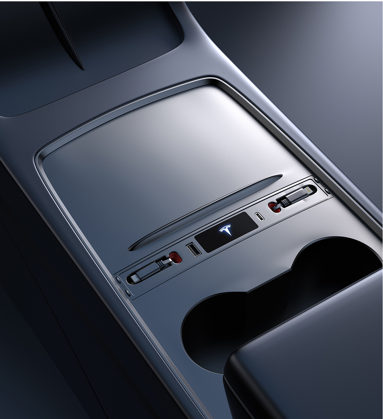 3C车品渲染节选