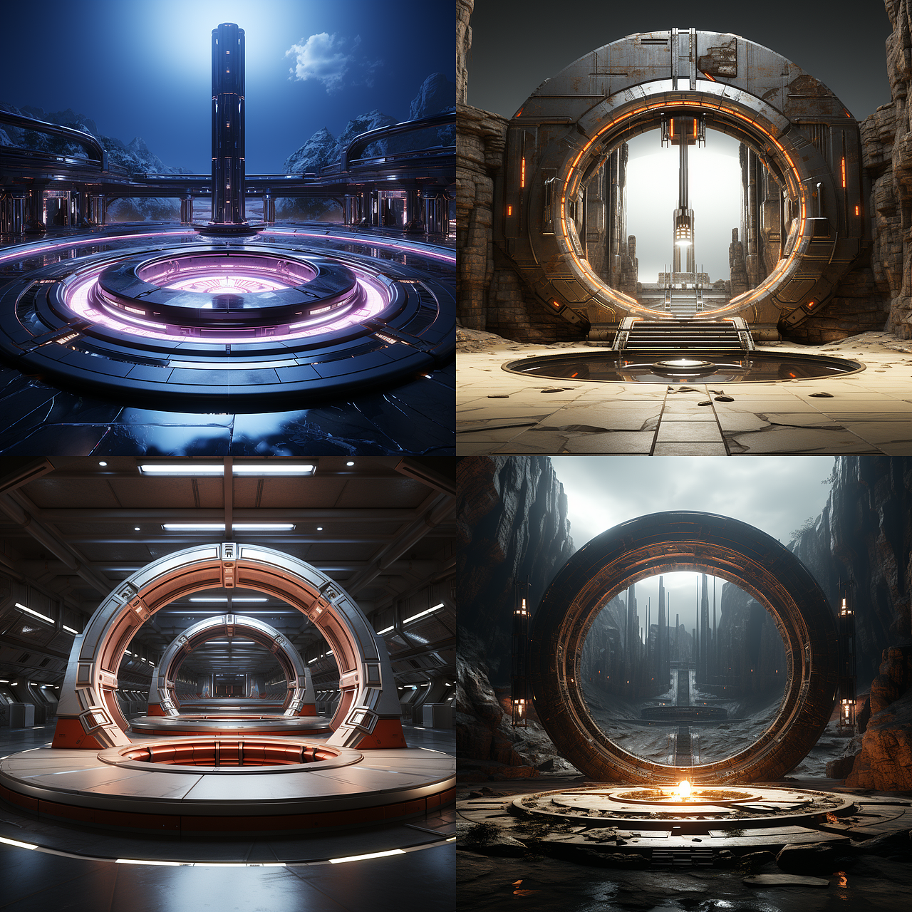 电商场景图/商业背景图 | AI绘画创作-合集