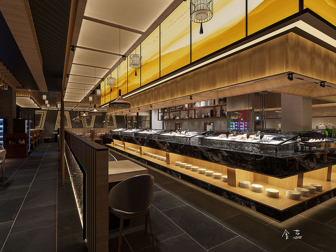 自助餐厅丨海鲜烤肉自助，享受三餐四季的时光