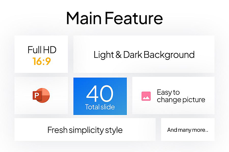 40页创意精美摄影图片展示活动营销策划多用途PPT模板
