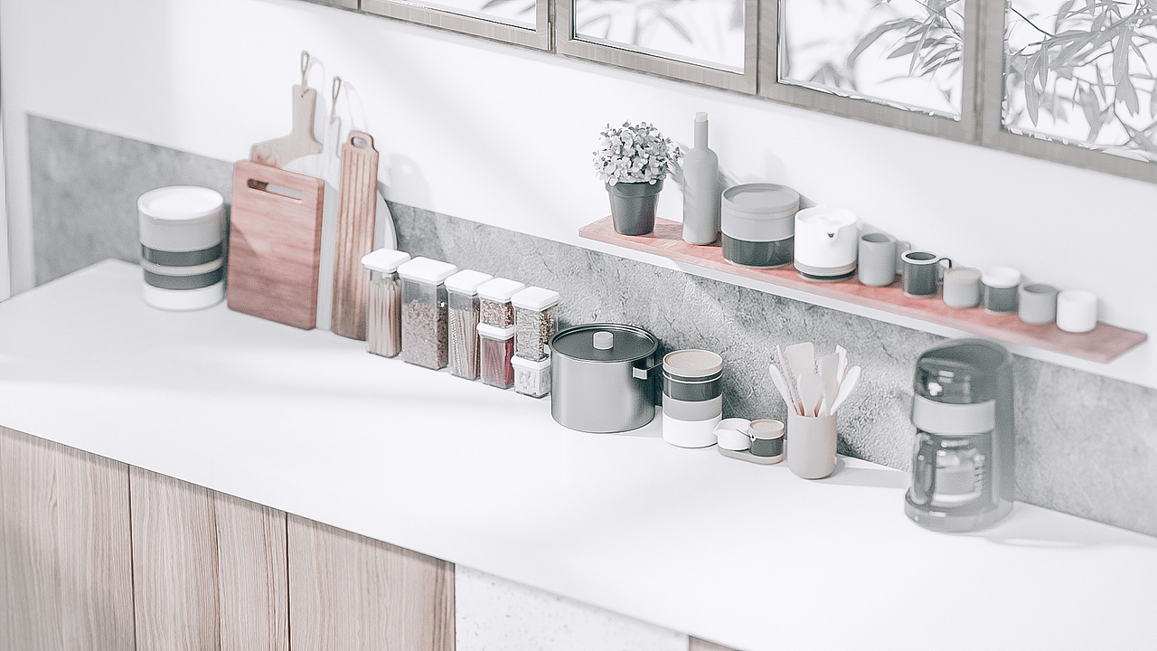 C4D室内渲染 I 厨房家