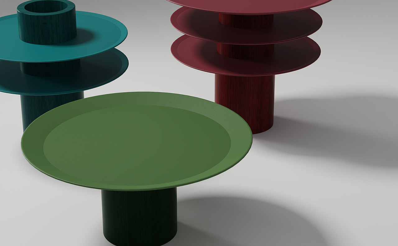 圆心1.0——边桌设计（图ZMzQ3NDI0MTM2） - 生活用品 - 站酷设计师HOCH_studio原创素材 - 站酷ZCOOL