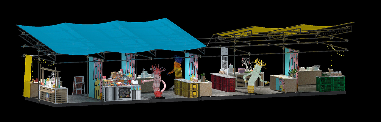 地产/商场万物市集露营风落地方案（图ZMzUwNDYzMTc2） - 场景 - 站酷设计师ruijia2010原创素材 - 站酷ZCOOL