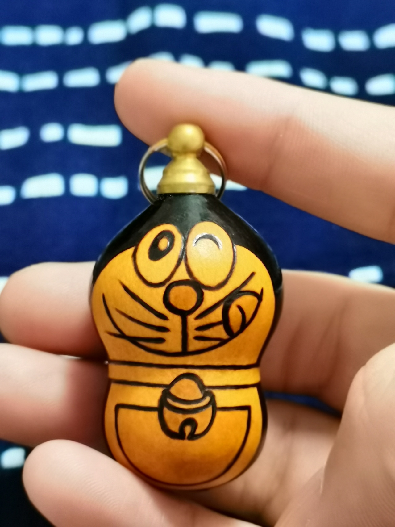 葫芦烙画 一荷原创作品