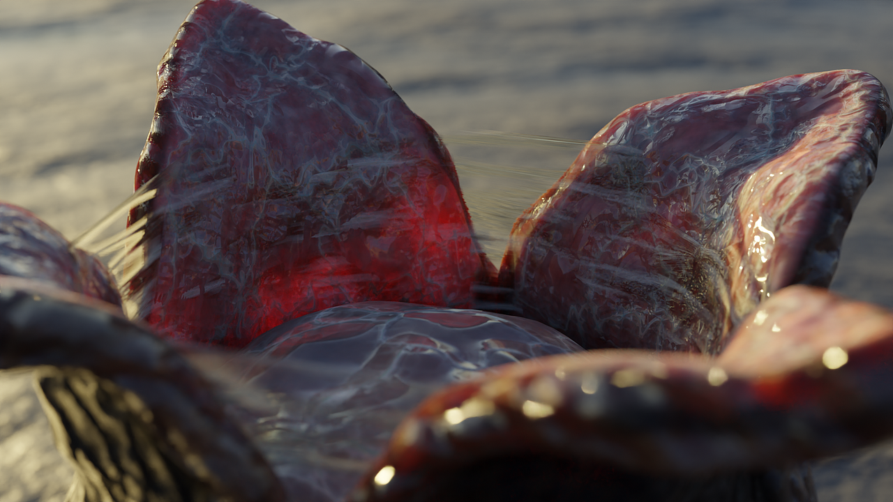 blender异形卵动画