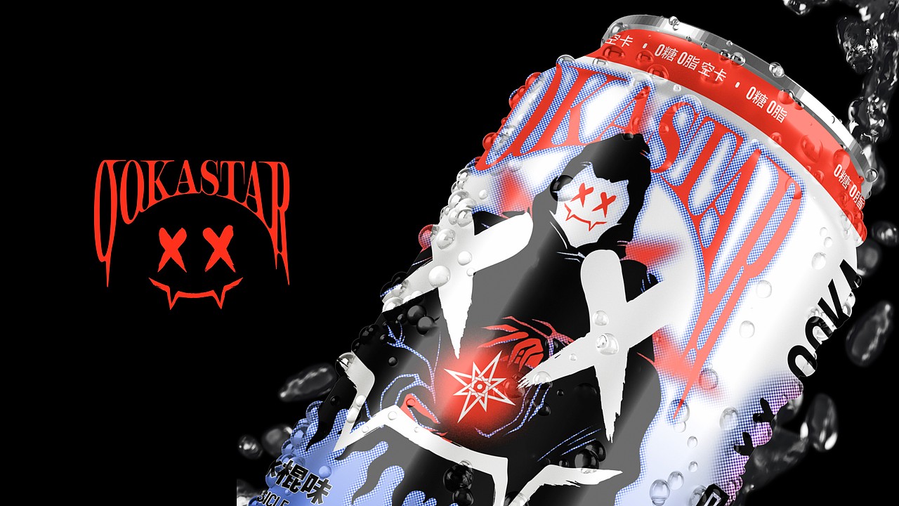 空卡QOKA苏打酒包装设计