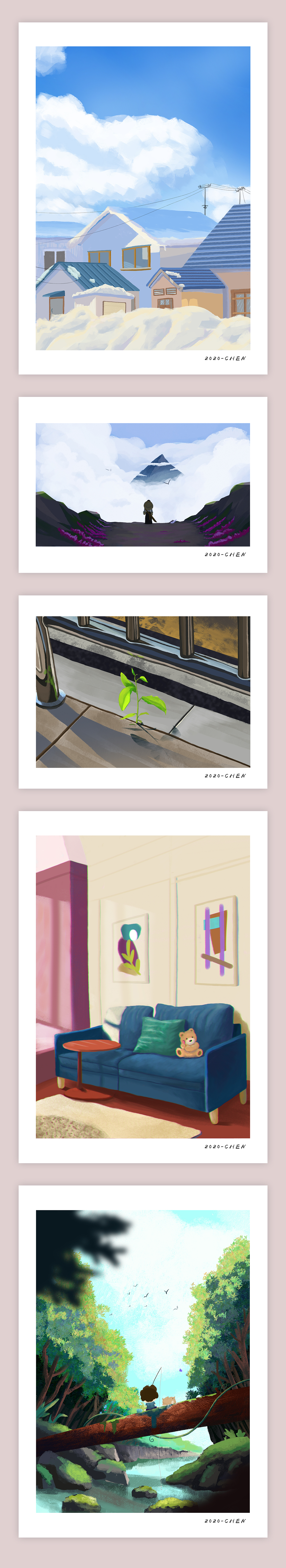 2022下半年的【插画合集】