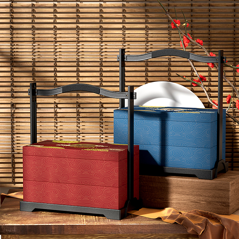 手提式月饼礼盒中秋佳节包装