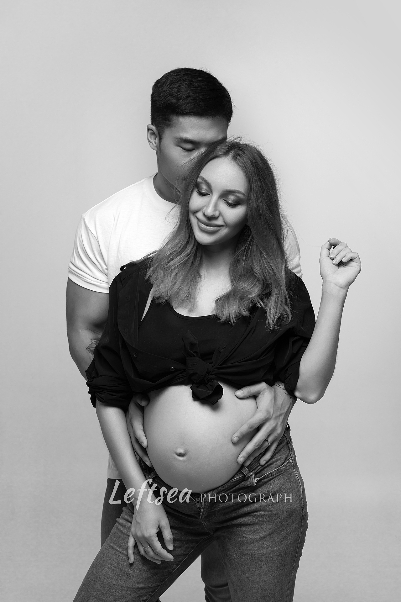 黑白孕照拍摄（图ZMzA2NDI1NDA4） - 人像摄影 - 站酷设计师Leftsea原创素材 - 站酷ZCOOL