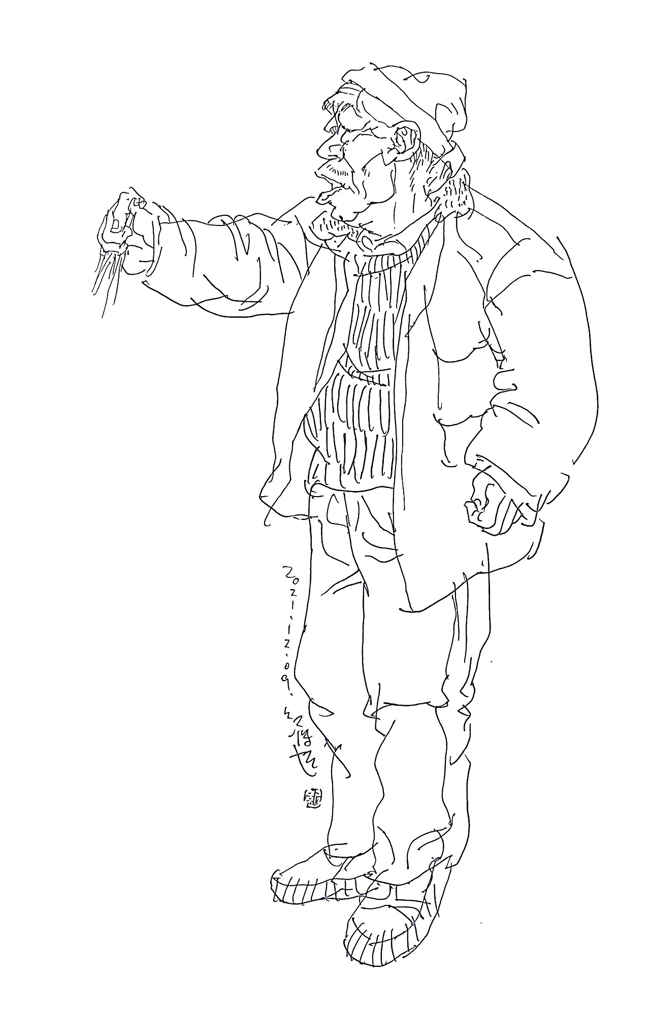 纪保超摸鱼速写