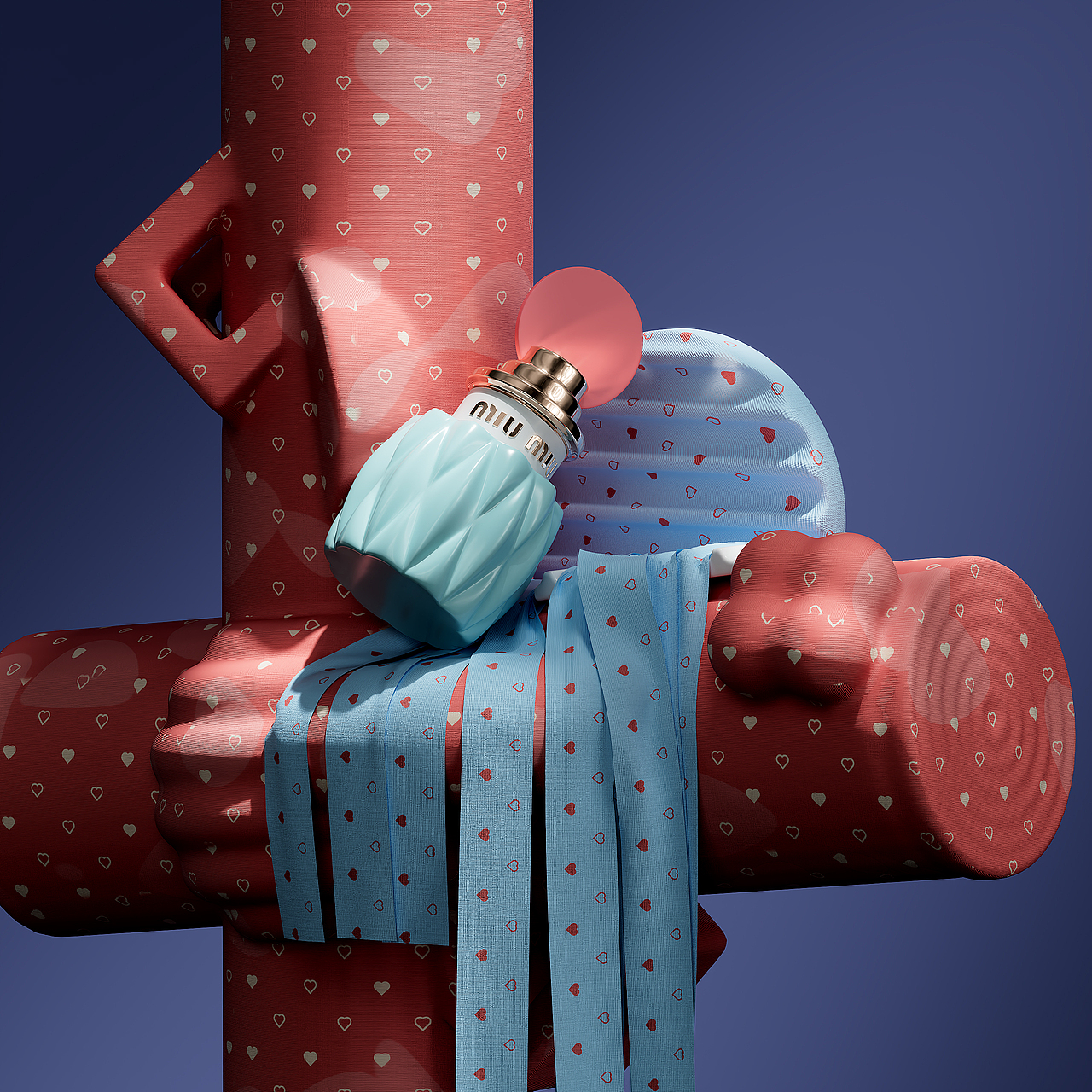 MiuMiu香水产品渲染