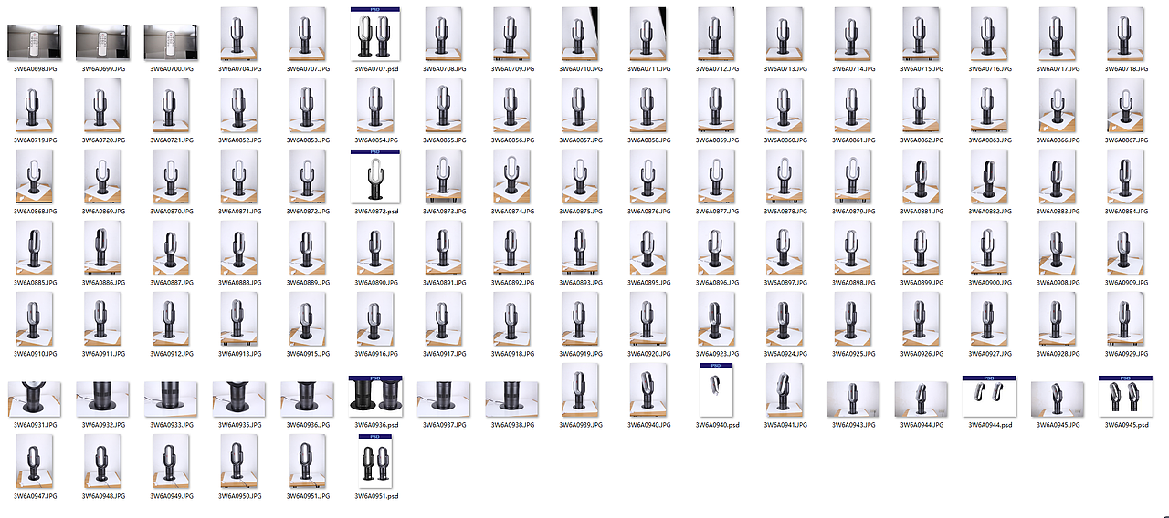 产品精修-矮款无扇叶风扇