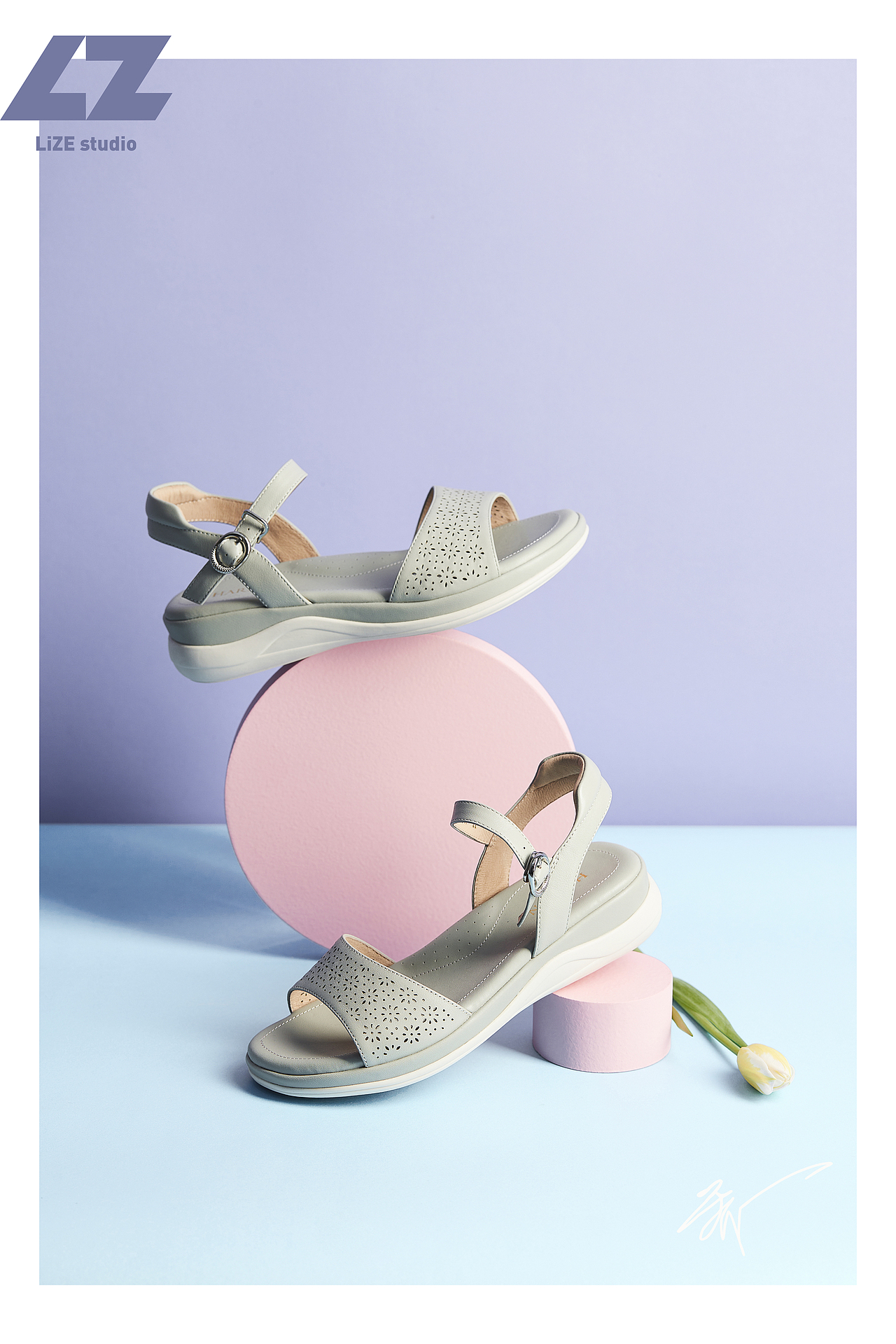 HARSON女鞋静物创意拍摄