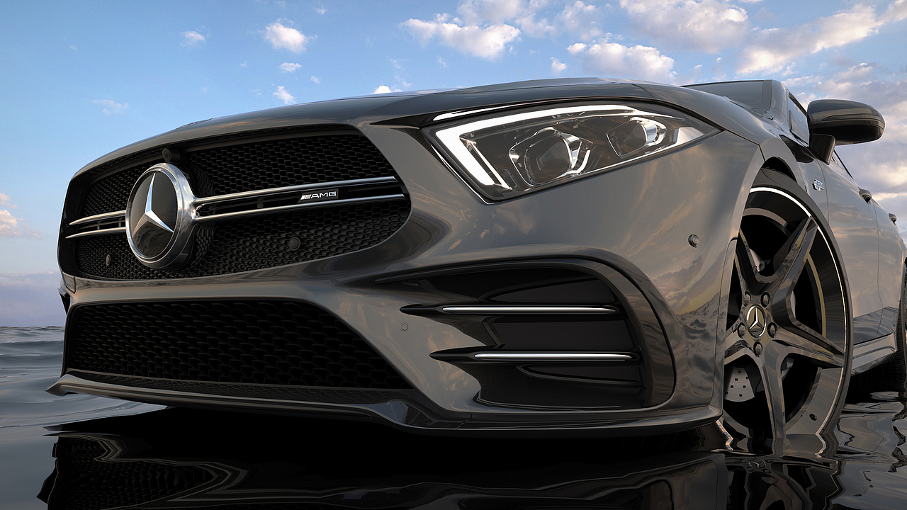 梅赛德斯奔驰 AMG CLS 53 | keyshot渲染（图ZMzQyNzMyNDE2） - 机械/交通 - 站酷设计师kengluo原创素材 - 站酷ZCOOL