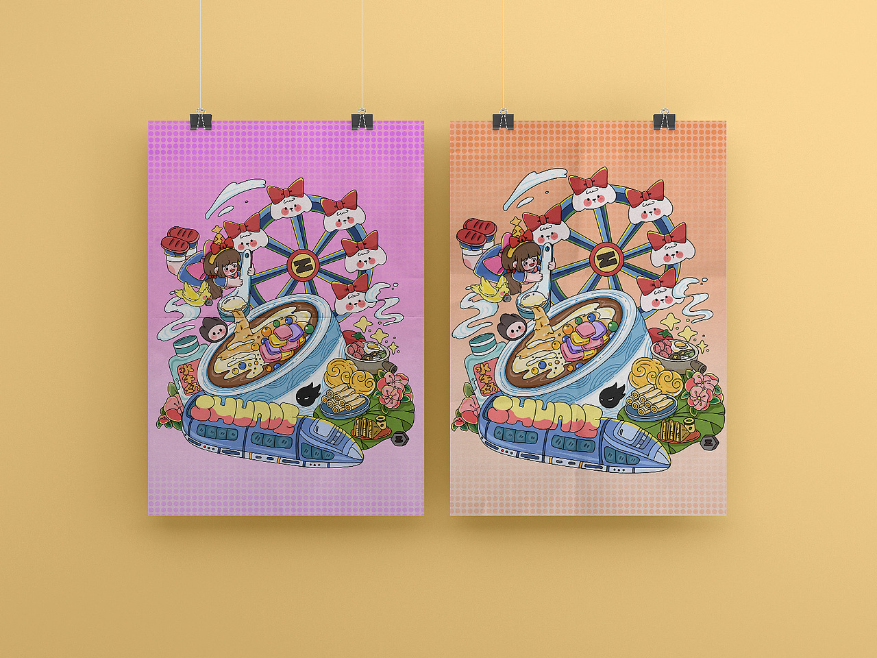 小Z的旅城-广东顺德（图ZMzY5ODMxNzQ0） - 艺术插画 - 站酷设计师年穗岁原创素材 - 站酷ZCOOL