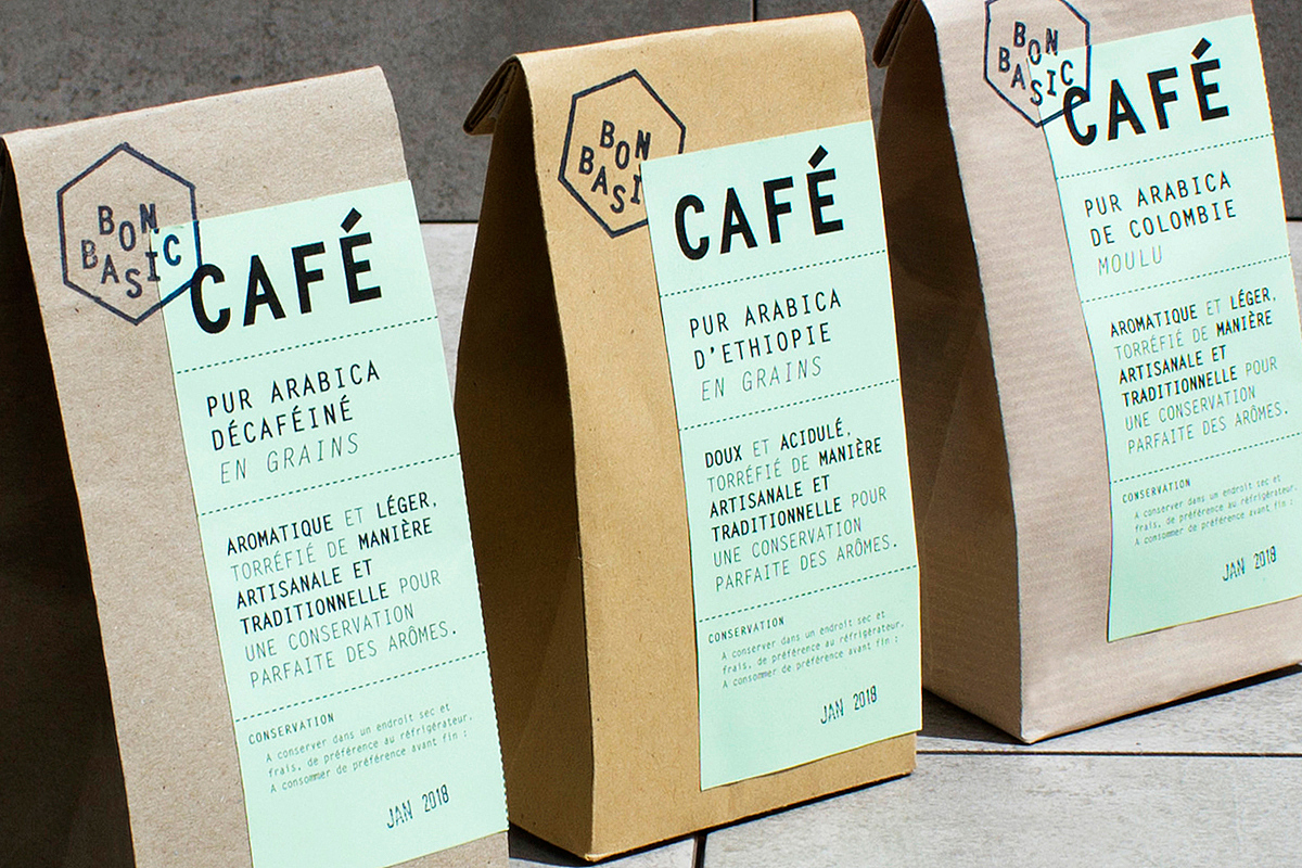 杂货商品品牌包装和VI设计|Bon Basic®|法国设计（图ZMzAzNjQ0Nzg4） - 包装 - 站酷设计师LiLiIoveFR原创素材 - 站酷ZCOOL