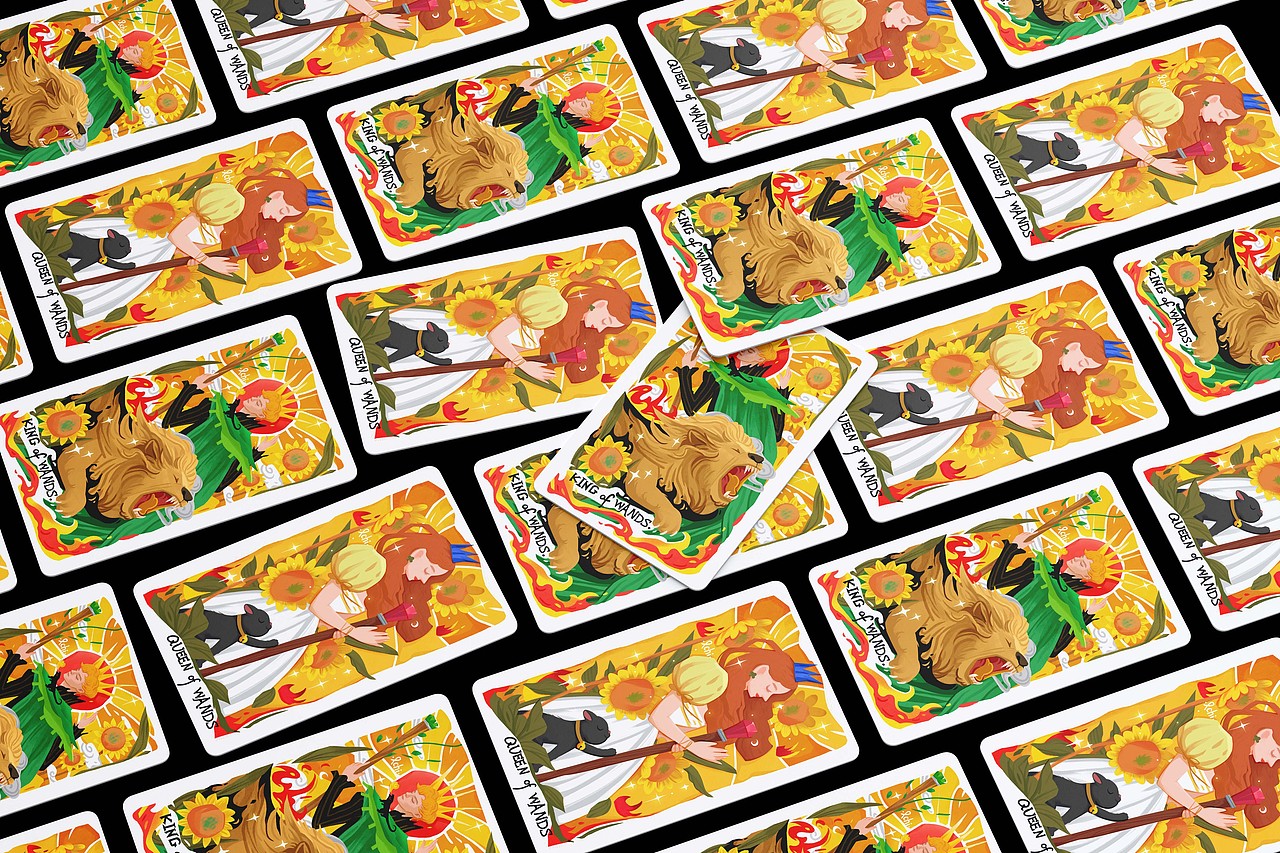 《梦游者》塔罗牌-78张原创插画设计