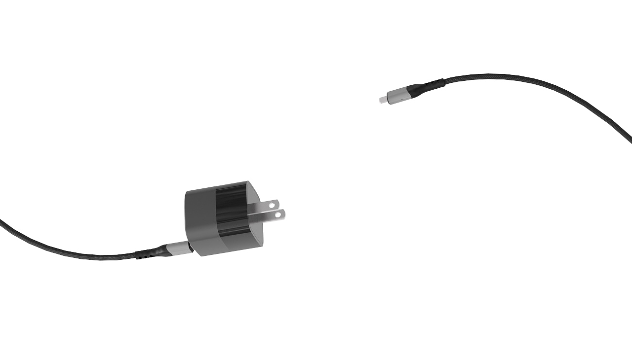 充电器产品渲染