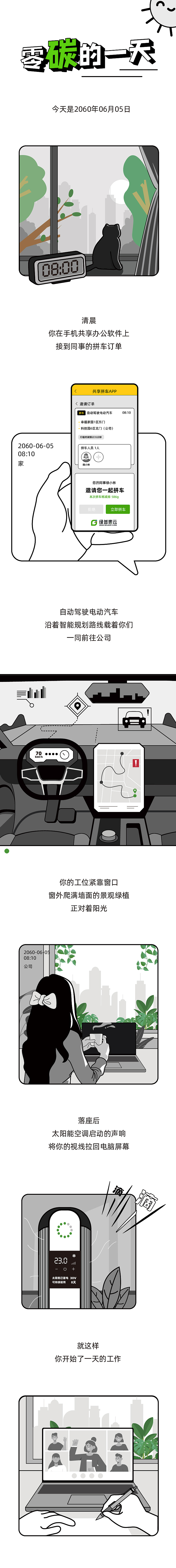 零碳的一天（图ZMzQ0MjI1NTg0） - 短篇/格漫 - 站酷设计师叫我小欢子原创素材 - 站酷ZCOOL