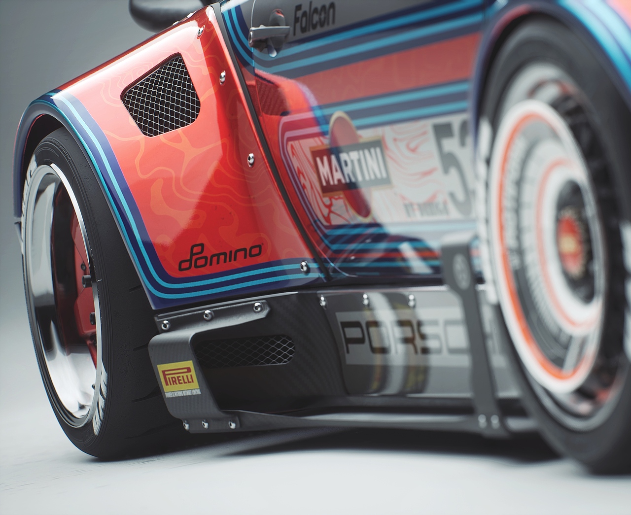 PORSCHE 930RWB MARTINI（图ZMzY0NTMwNjUy） - 机械/交通 - 站酷设计师James_Q原创素材 - 站酷ZCOOL
