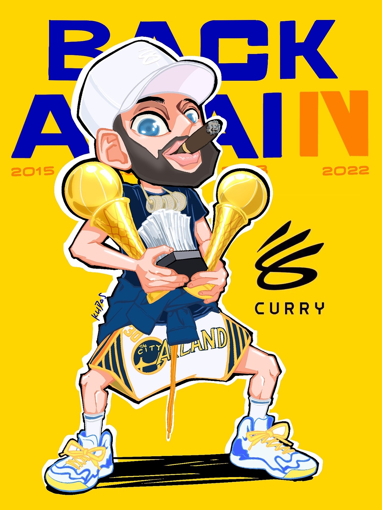 【插画】斯蒂芬·库里-个人向