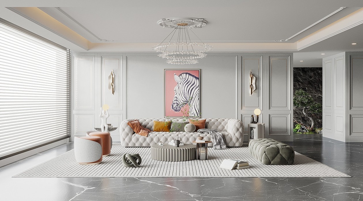 简欧风格效果图设计