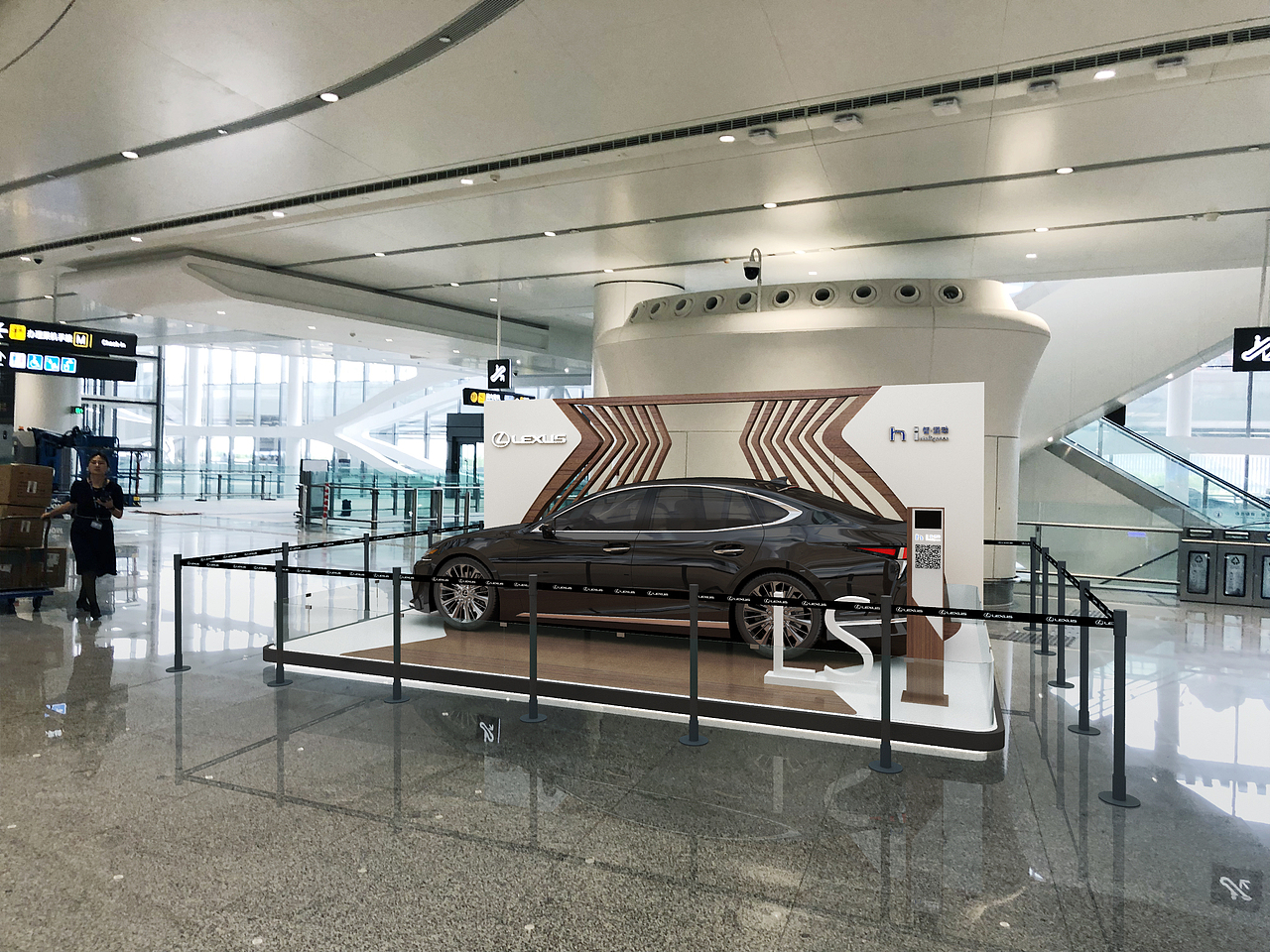 雷克萨斯T3机场展台-合成（图ZMzA2NzQ4NTQw） - 展陈设计 - 站酷设计师willin_ye原创素材 - 站酷ZCOOL