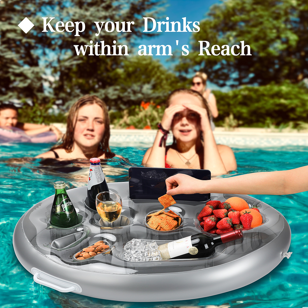 亚马逊主图 A+/夏日泳池托盘