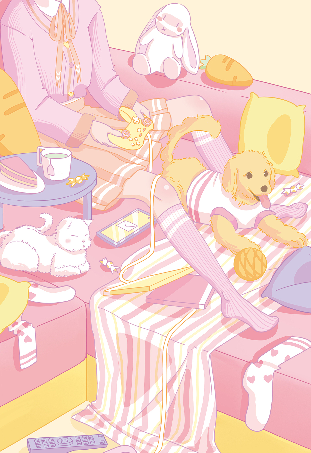 2020-2021插画作品（图ZMzM5ODg3ODUy） - 商业插画 - 站酷设计师镜从余原创素材 - 站酷ZCOOL