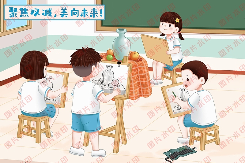 学生电脑绘画绘图作品信息素养活动作品制作设计2313