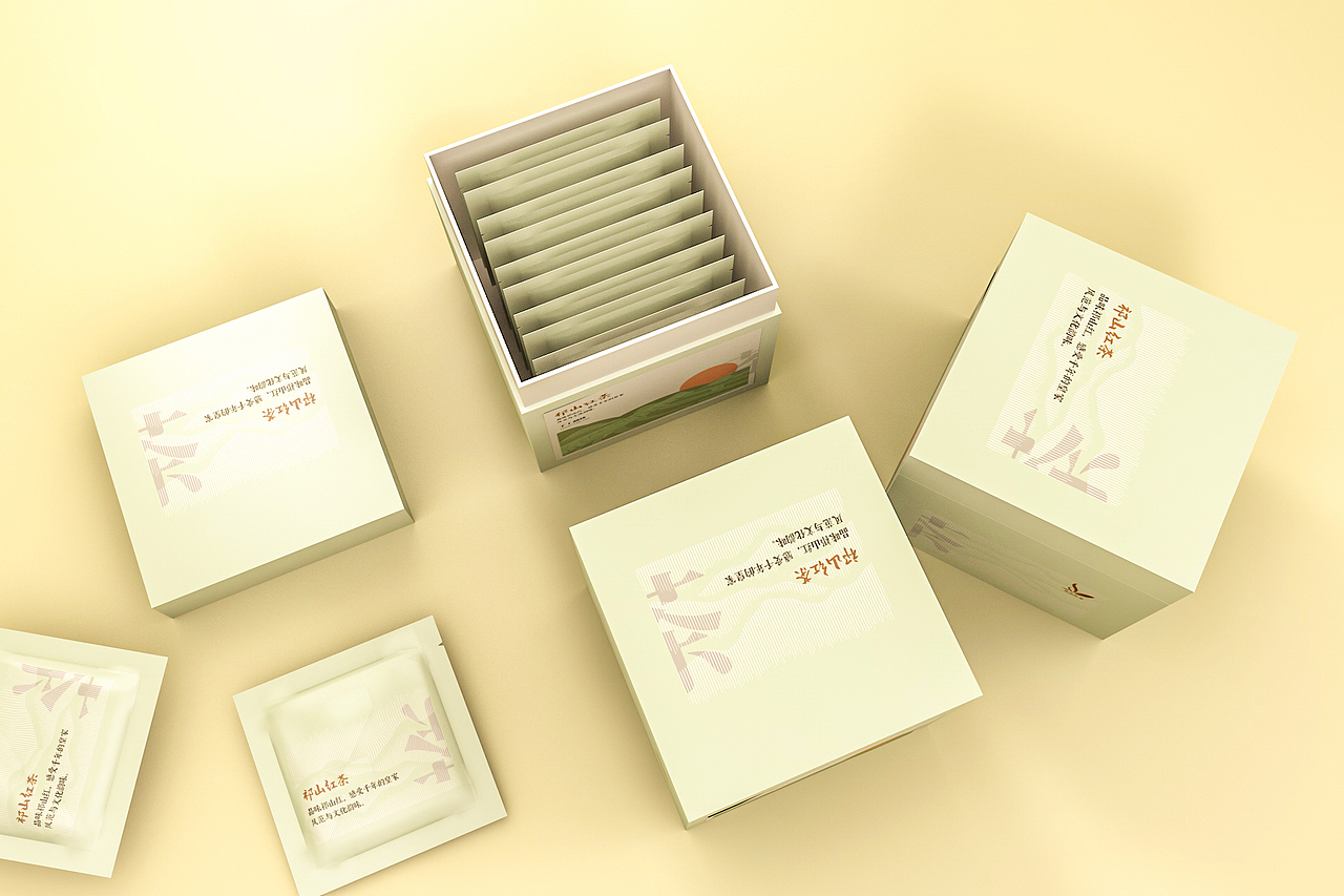 祁山红茶包装设计（图ZMzY4MzY5NTcy） - 包装 - 站酷设计师默十七原创素材 - 站酷ZCOOL