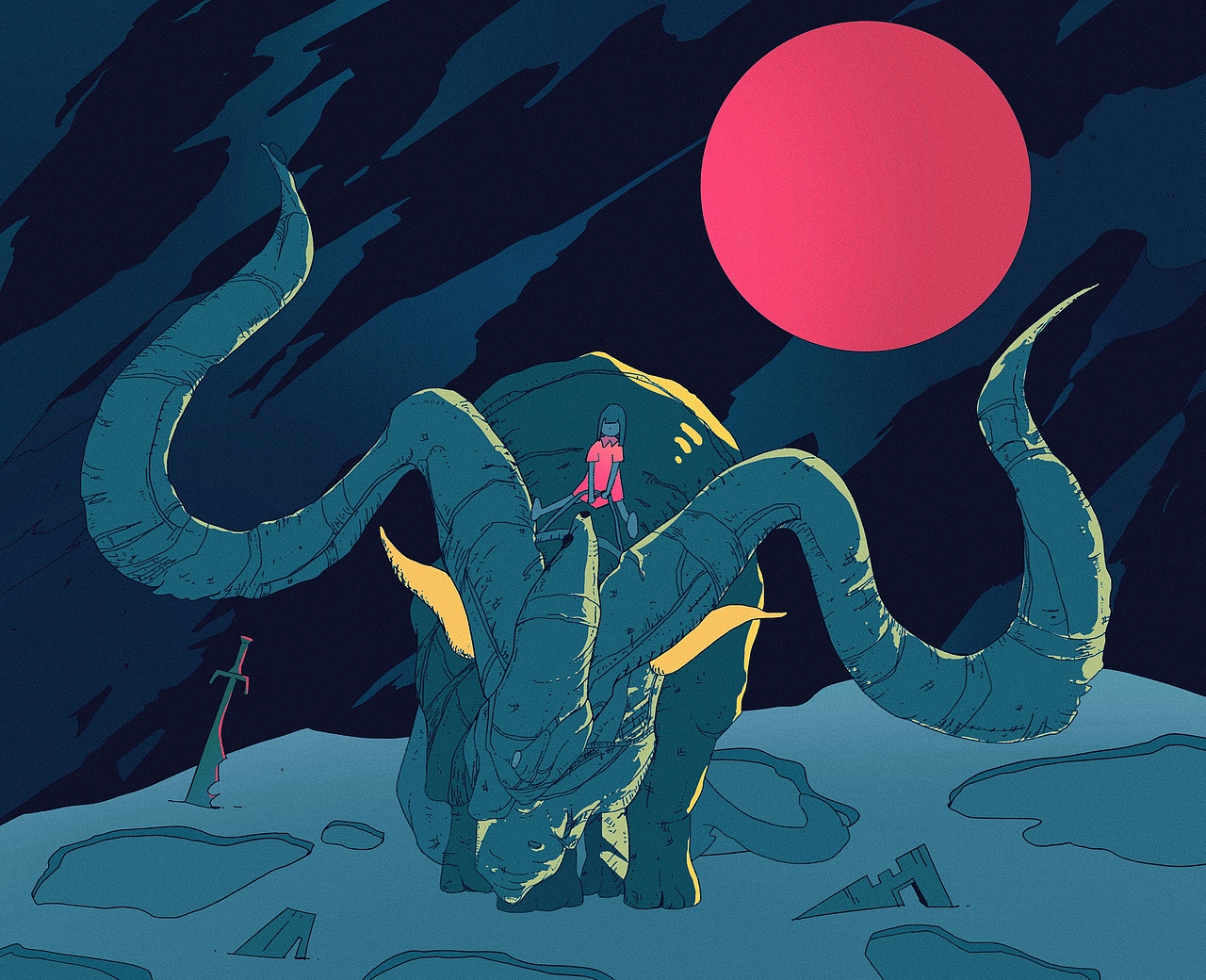 光怪陆离 - 2（图ZMzQ0MDUxOTQ0） - 艺术插画 - 站酷设计师独眼眼原创素材 - 站酷ZCOOL