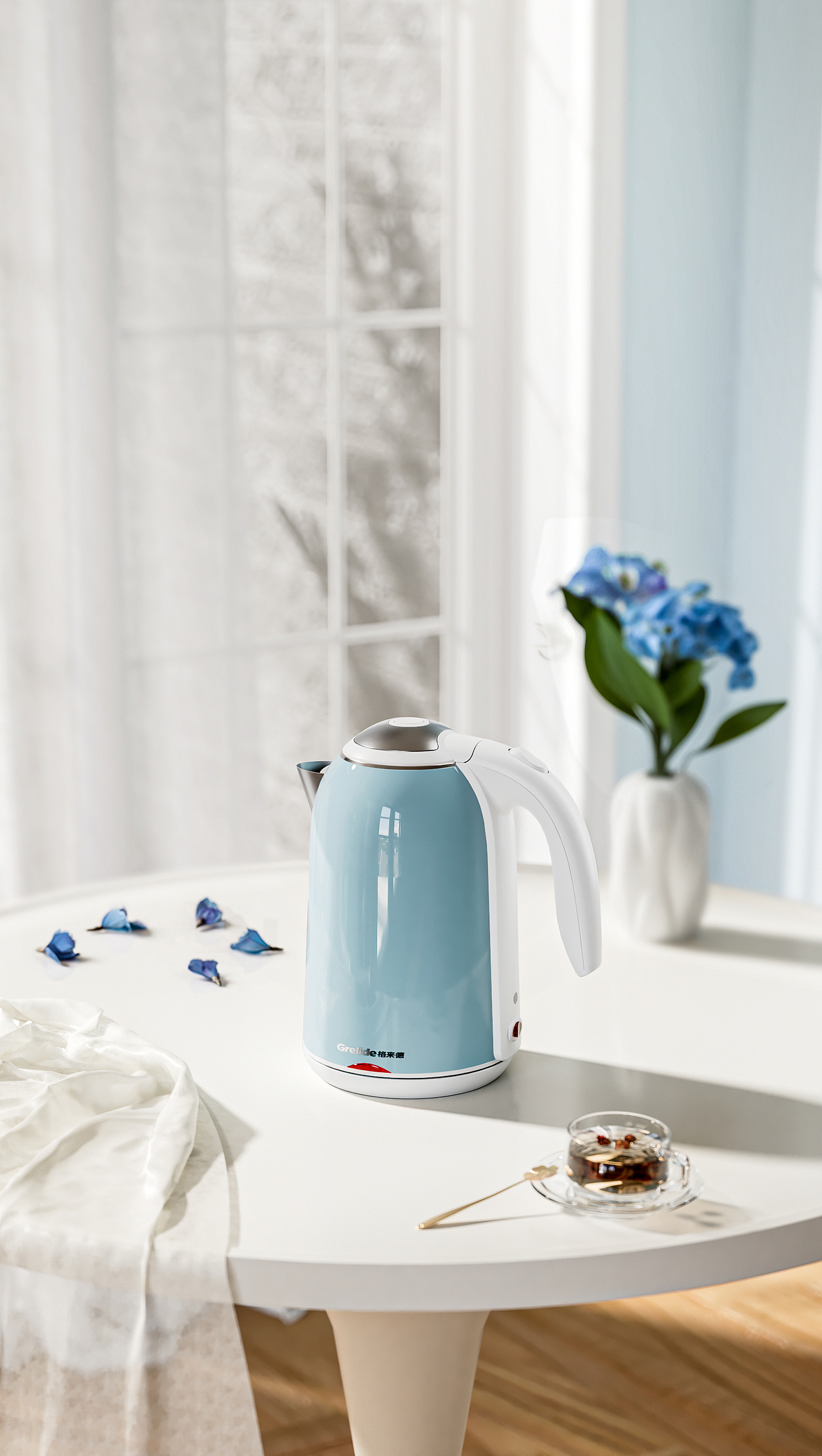 热水壶渲染合集,小家电,防烫,安全