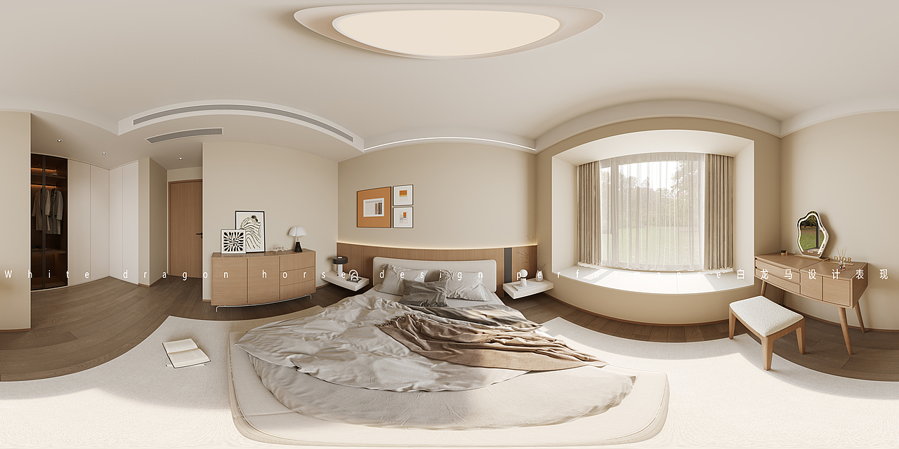 现代简约——白龙马效果图