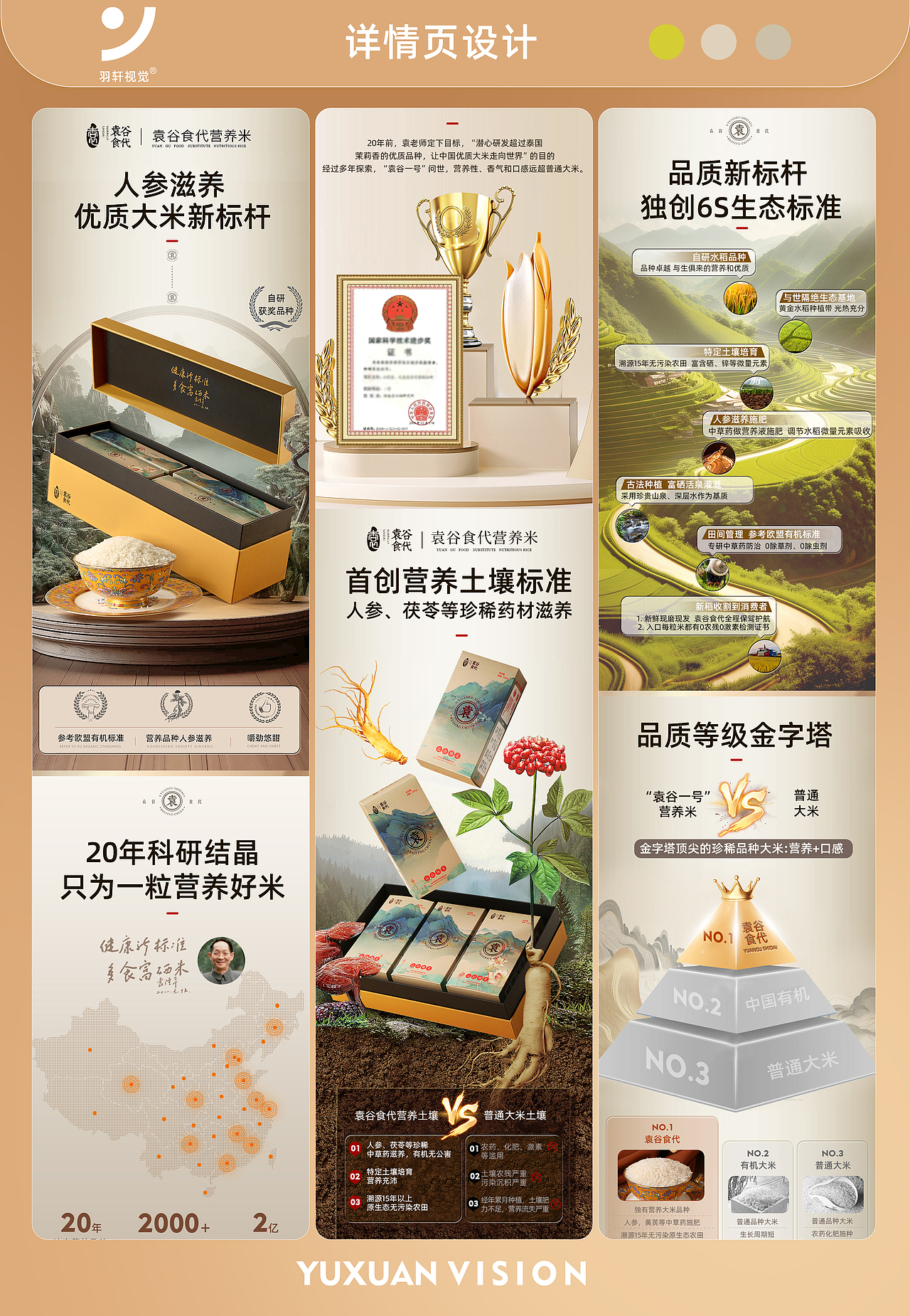 袁谷食代大米电商页面拍摄设计（图ZMzU4MTE3MzE2） - 产品摄影 - 站酷设计师羽轩创意视觉原创素材 - 站酷ZCOOL