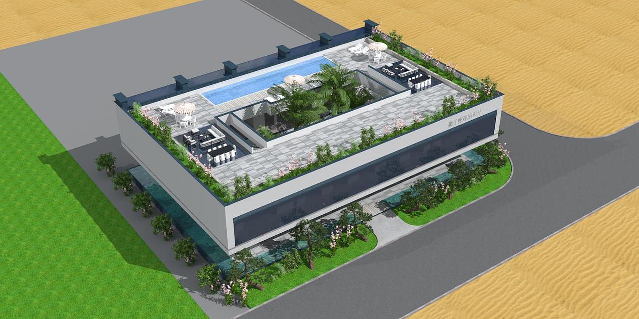 空中四合院儿,农村自建房设计