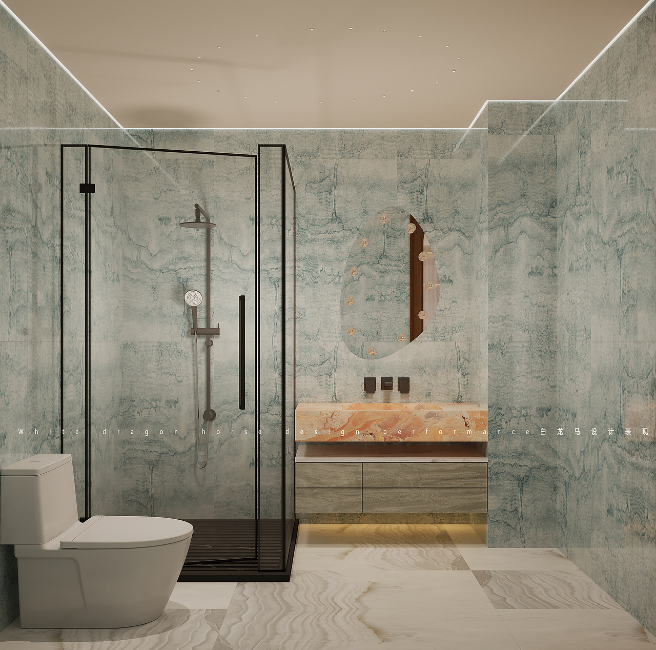 原木风——白龙马效果