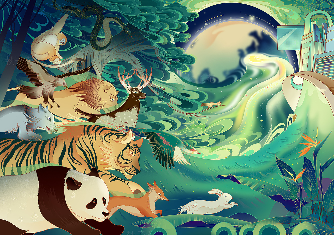 最近插画作品合集（图ZMjk5MDQwNDY4） - 商业插画 - 站酷设计师執子范原创素材 - 站酷ZCOOL