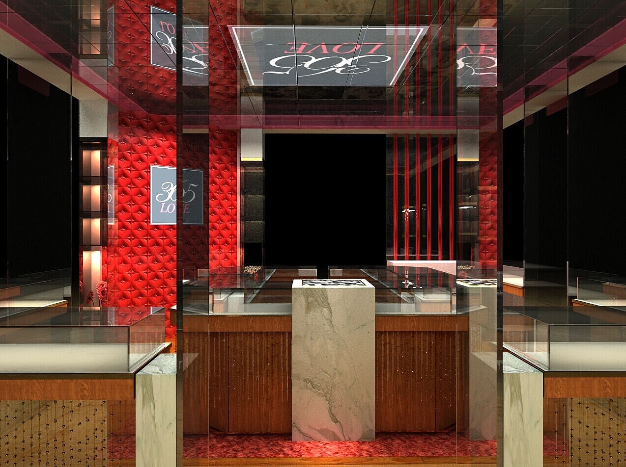 珠宝店面（图ZMzY1ODUzMzMy） - 商业空间设计 - 站酷设计师老友鬼鬼原创素材 - 站酷ZCOOL